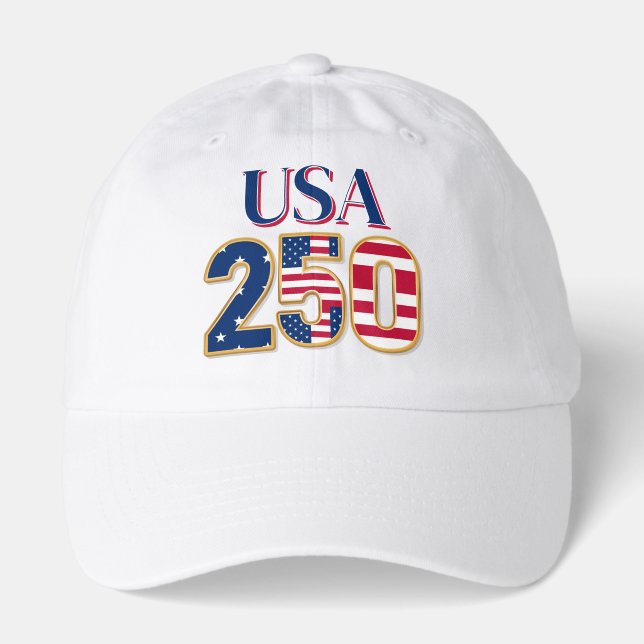 250 Years Anniversary USA Hat (Front)