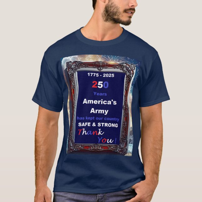 250 Years Army T-Shirt (Front)