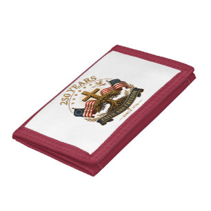 250 Years Faith and Freedom Tri-fold Wallet