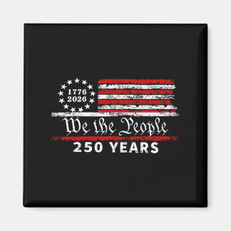 250 Years Flag Anniversary 250th Independence Day Magnet