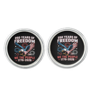 250 Years Freedom Eagle 250th Anniversary USA Cufflinks