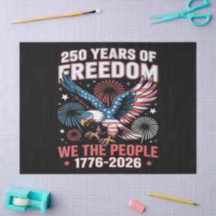 250 Years Freedom Eagle 250th Anniversary USA Tissue Paper