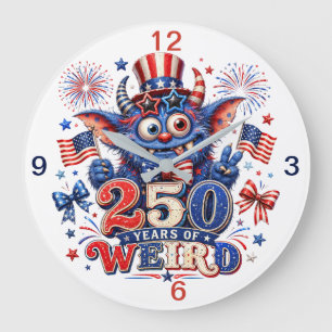 250 Years (keepsake) Large Clock