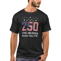250 Years Level Unlocked America 1776 Patriotic
