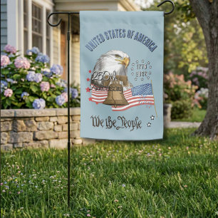 250 Years of America Garden Flag - We The People 