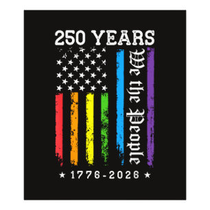 250 Years of American 250th Anniversary US LGBT Pr Photo Print