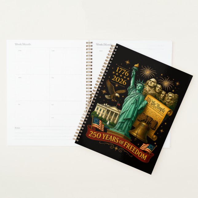 250 Years of American Freedom Planner (Display)