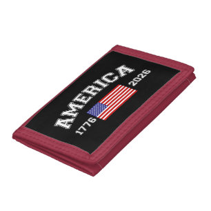250 Years of American Independence 1776 2026 Tri-fold Wallet