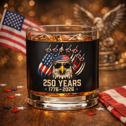 250 Years of American Pride | Bold Eagle  Whiskey Glass