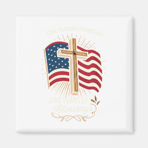 250 Years Of Blessing - 250th Anniversary - Christ Magnet