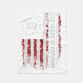 250 Years of dom America 1776 2026 Flag Fleece Blanket