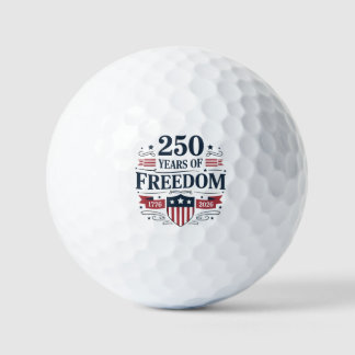 250 Years Of Freedom 1776 2026 250th 4th Of July Golf Balls