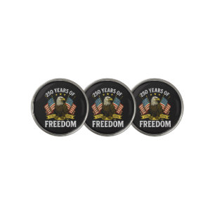 250 Years of Freedom 1776 2026 Bald Eagle Golf Ball Marker