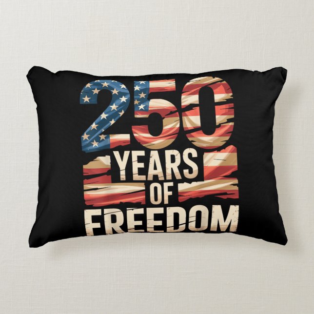 250 Years of Freedom Accent Pillow (Front)