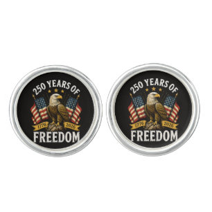 250 Years of Freedom Bald Eagle Cufflinks