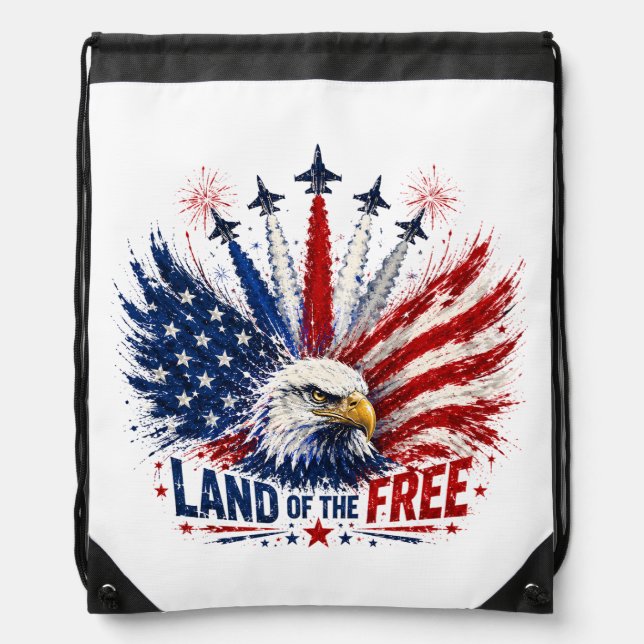 250 Years of Freedom Drawstring Bag (Front)