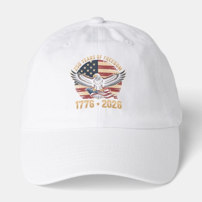 250 Years of Freedom Eagle 1776-2026 Cap (Front)