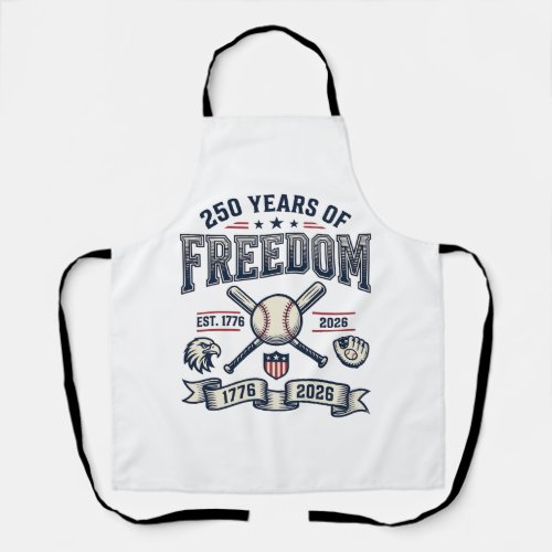 250 Years of Freedom Patriotic Baseball Design_1 Apron