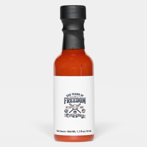 250 Years of Freedom Patriotic Baseball Design_1 Hot Sauces
