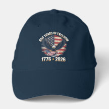 250 Years of Freedom Patriotic Eagle Cap 1776-2026