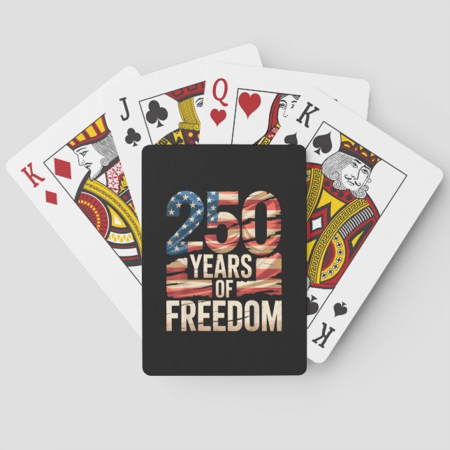250 Years of Freedom Poker Cards (Back)