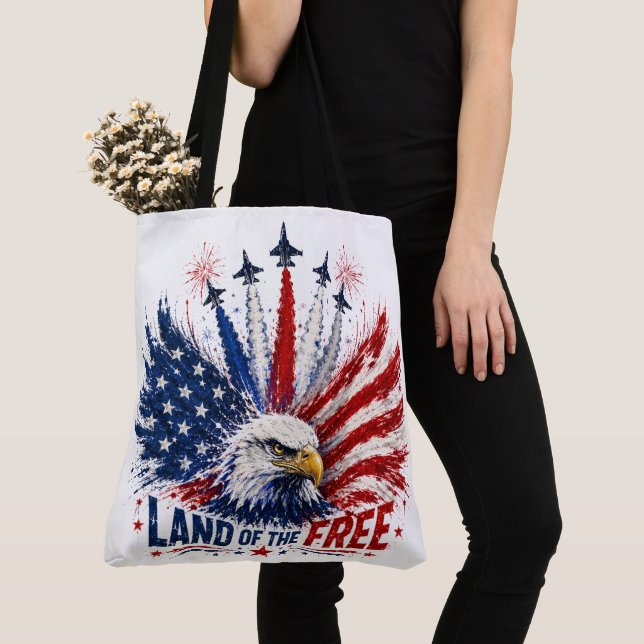 250 Years of Freedom Tote Bag (Close Up)