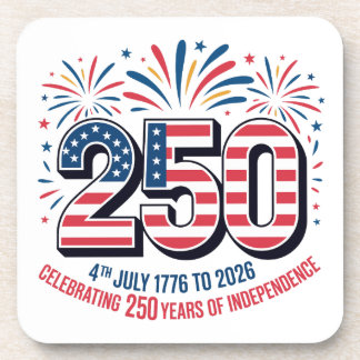 250 Years of Independence Beverage Coaster