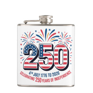 250 Years of Independence Flask