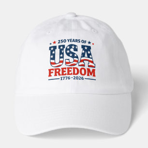 250 Years of USA Freedom Classic Red and Blue Hat