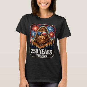 250 Years Patriotic Bigfoot 1776-2026 250th T-Shirt
