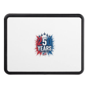 250 Years Patriotic Jets Anniversary Vector Design Hitch Cover
