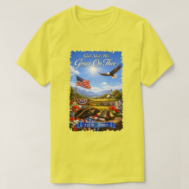 250 Years USA -15 T-Shirt (Design Front)