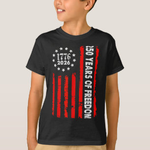 250 Years USA 1776-2026 250th Birthday America 4th T-Shirt