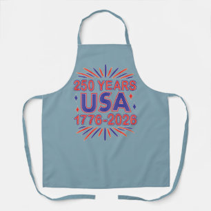 250 Years USA 1776–2026 Semiquincentennial Apron