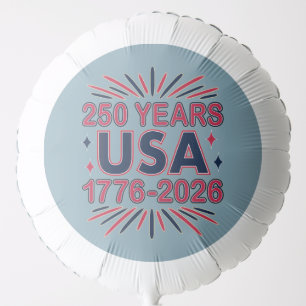 250 Years USA 1776–2026 Semiquincentennial Balloon