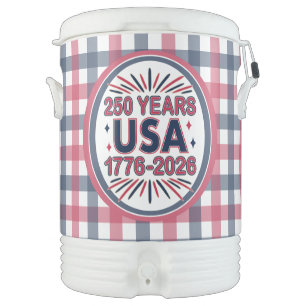 250 Years USA   1776–2026 Semiquincentennial Beverage Cooler