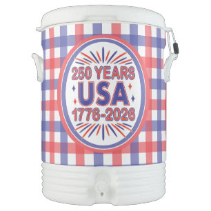 250 Years USA   1776–2026 Semiquincentennial Beverage Cooler
