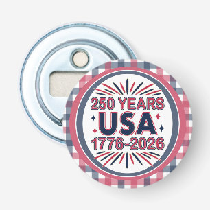 250 Years USA   1776–2026 Semiquincentennial Bottle Opener