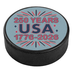 250 Years USA   1776–2026 Semiquincentennial Hockey Puck