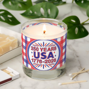 250 Years USA   1776–2026 Semiquincentennial Scented Candle