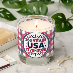 250 Years USA   1776–2026 Semiquincentennial Scented Candle