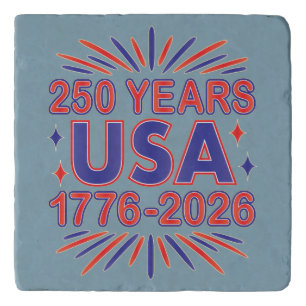 250 Years USA 1776–2026 Semiquincentennial Trivet