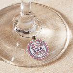 250 Years USA | 1776–2026 Semiquincentennial Wine Charm