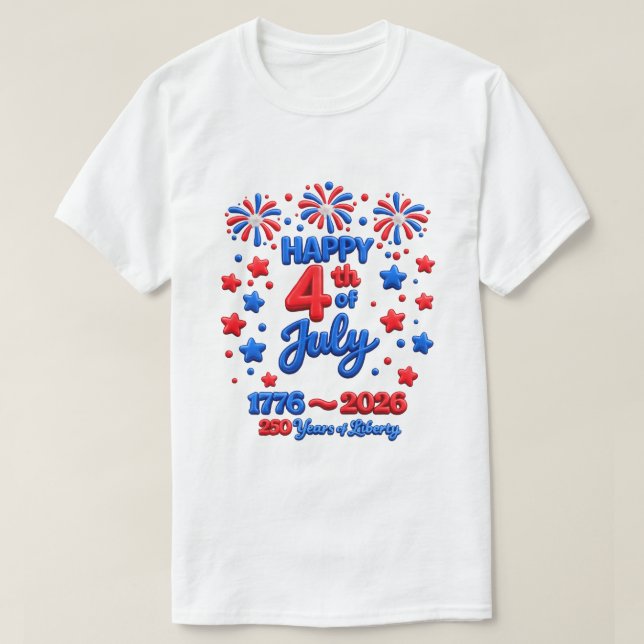 250 Years USA -18a T-Shirt (Design Front)