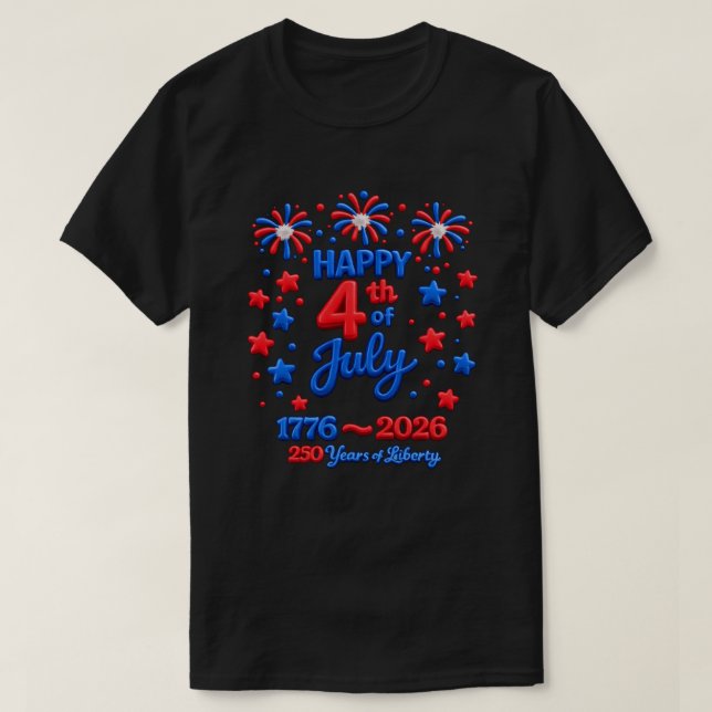 250 Years USA -18b T-Shirt (Design Front)
