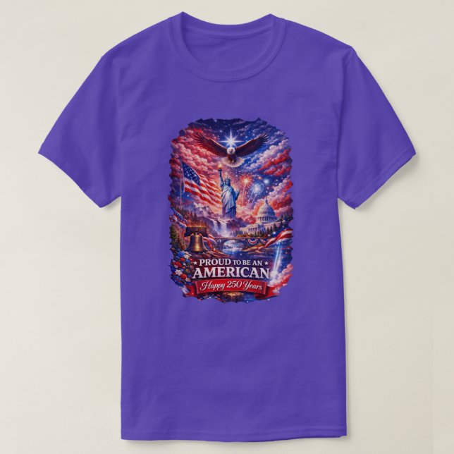 250 Years USA -6 T-Shirt (Design Front)