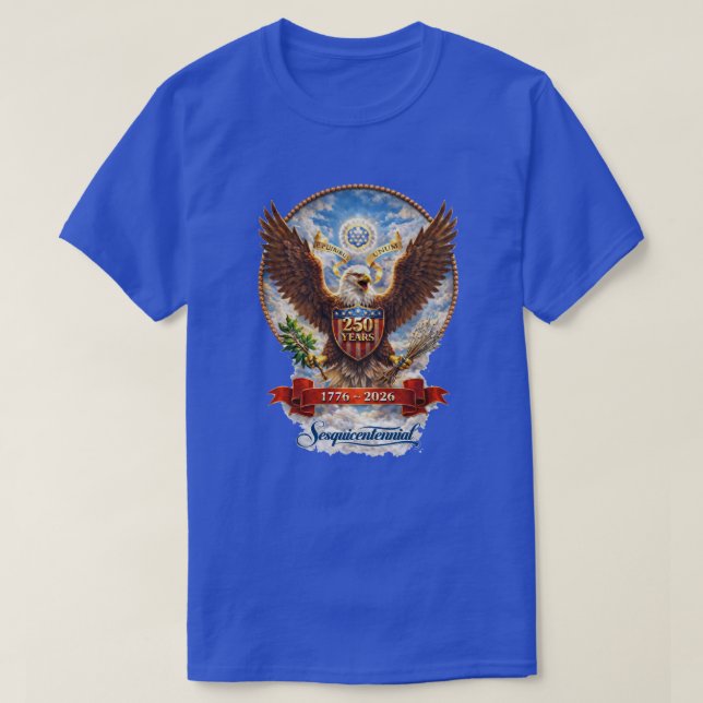 250 Years USA -8 T-Shirt (Design Front)