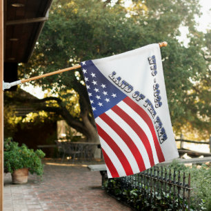 250 Years USA Freedom 1776-2026 Patriotic House Flag