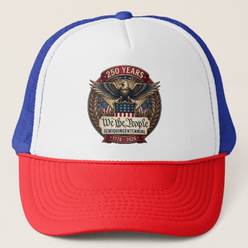 250 Years We The People Trucker Hat