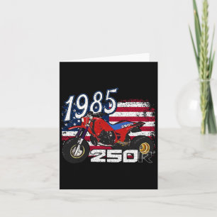 250r Atc 1985 85 4th Of July American  Card